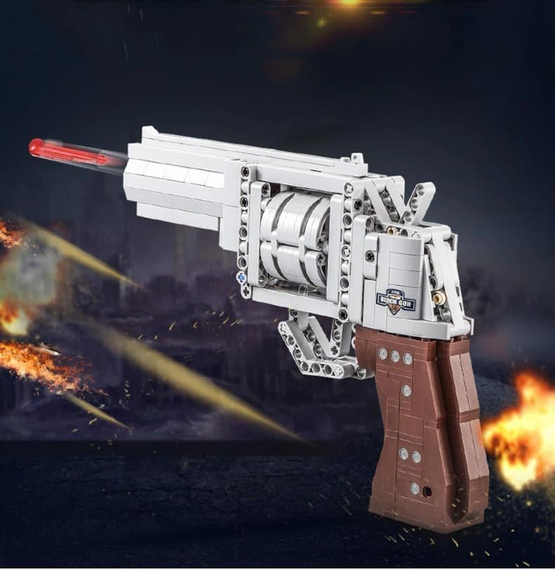 Build Your Dream Magnum: 1:1 Colt Pistol Block Set – Ultimate Collector's Edition!